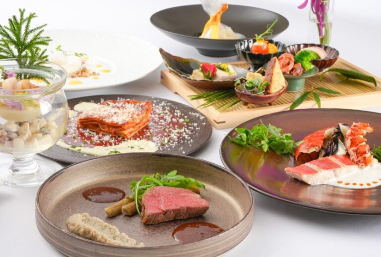 ワインペアリング付きディナーコース